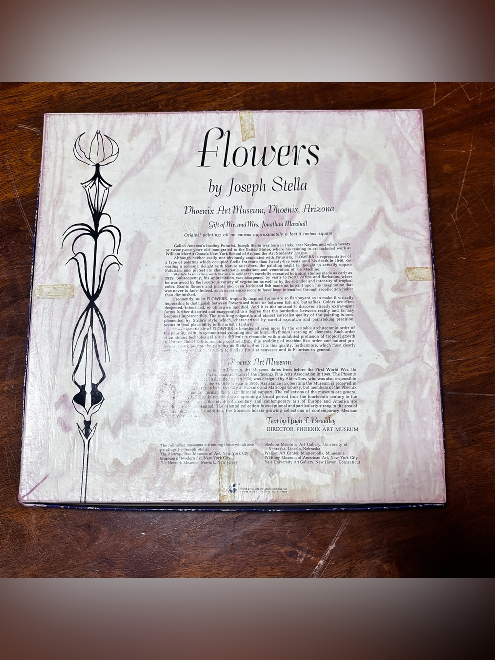 1968 Vintage Springbok Square Puzzle "FLOWERS" by Joseph Stella COMPLETE RARE - Picture 14 of 14